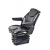 Fotel siedzenie ciągnikowe komfortowe PCV + podłokietnik + zagłowek (czarnę)